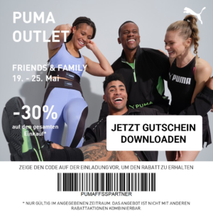 Puma Outlet 30 Prozent Rabatt