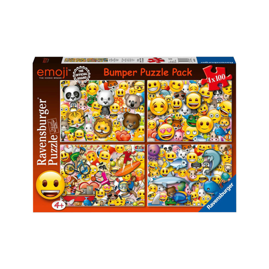 Emoji 4 x 100 Teile Puzzle Ravensburger
