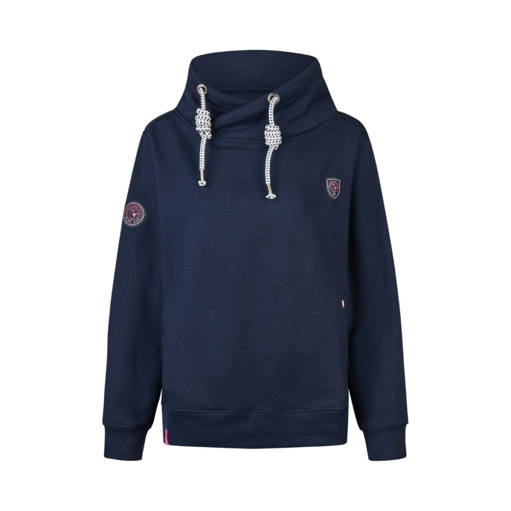 Damen Schalkragen-Hoodie
