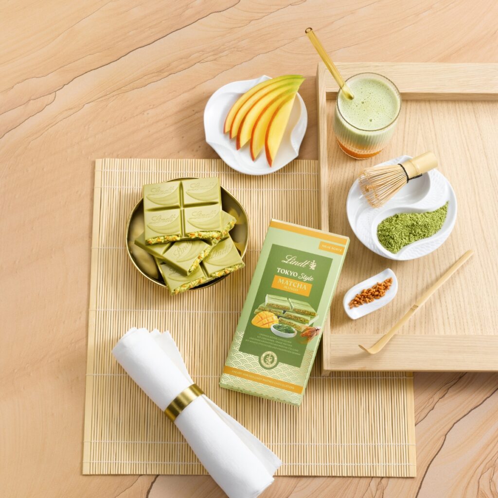 Lindt Tokyo Style Sorten Matcha Mango