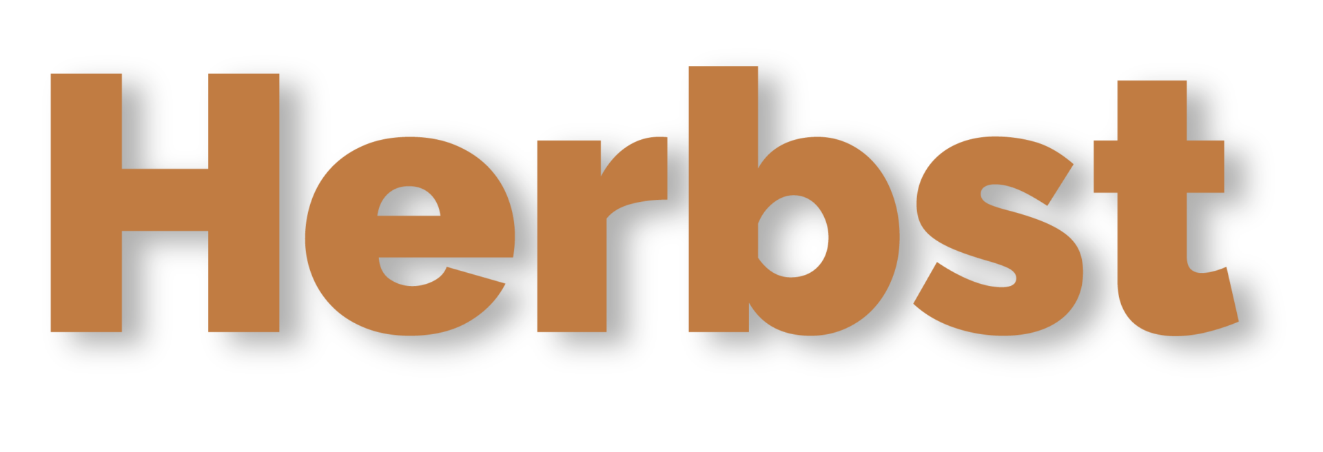 Herbst Kampagne schriftzug