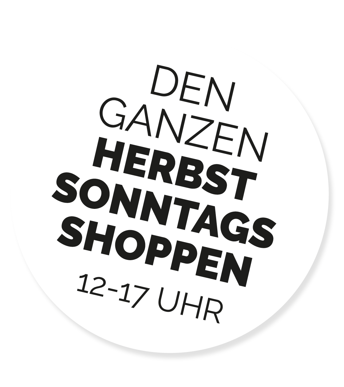 Herbst Kampagne bubble