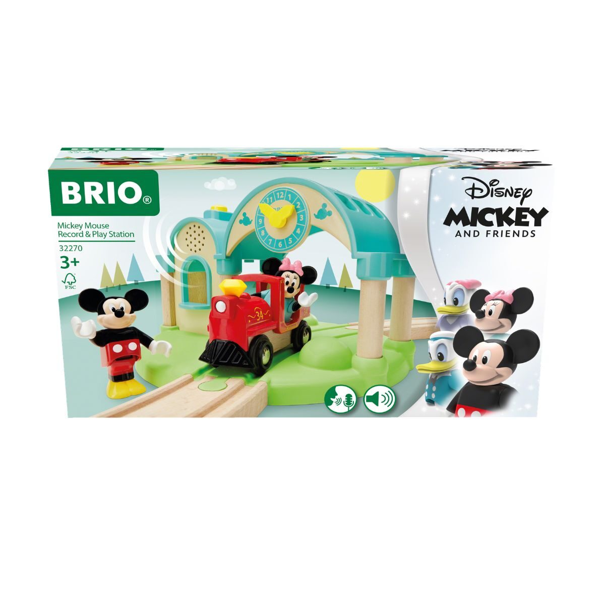 Brio Mickey & Friends: Bahnhof mit Aufnahmefunktion*