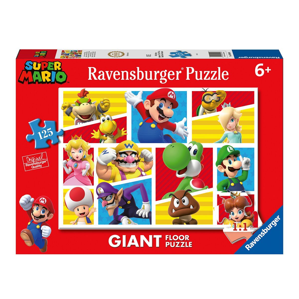 Giant Floor Puzzle „Super Mario“ – 125-teiliges Puzzle ab 6 Jahren