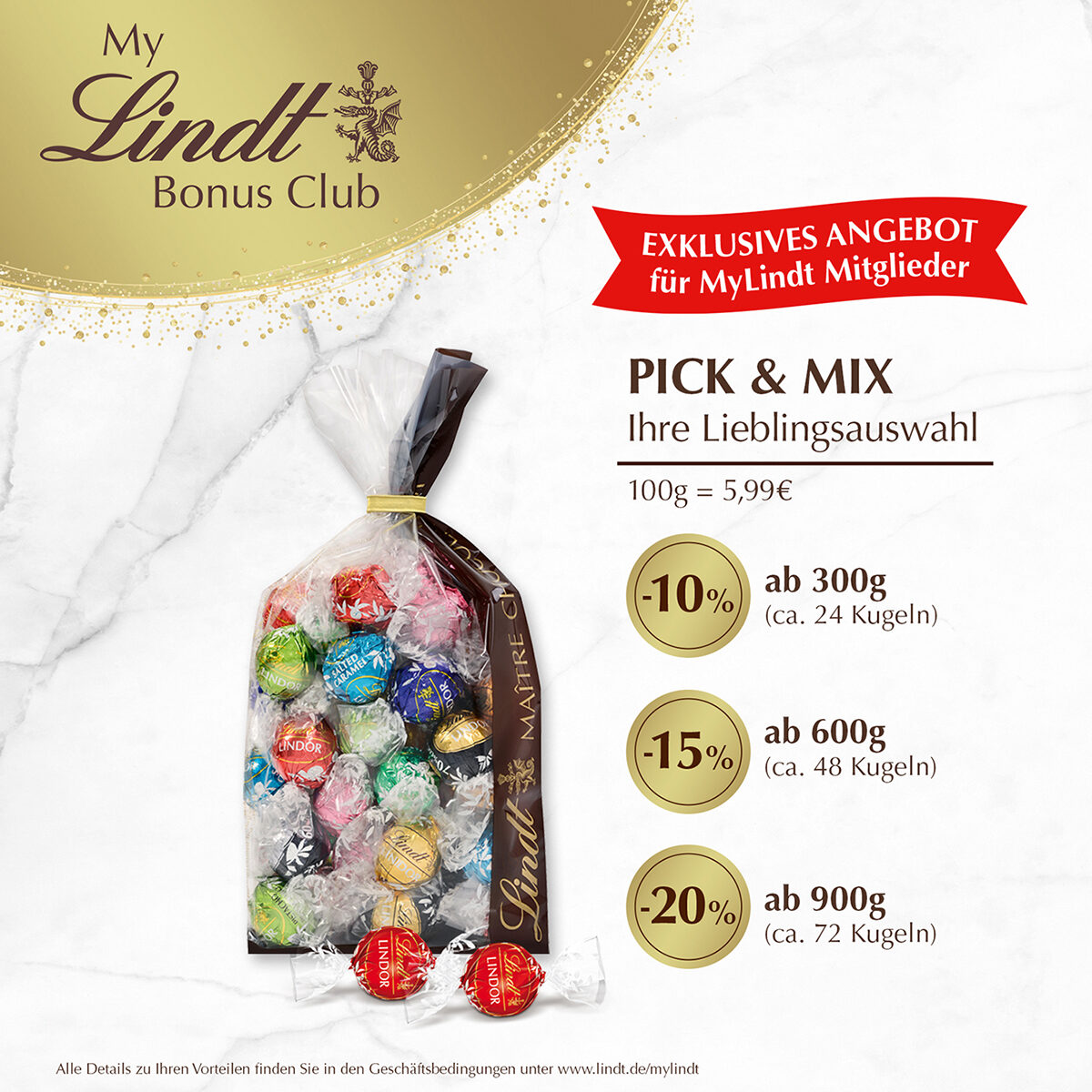 Lindt Angebot Pick & Mix Lindt Angebot Pick & Mix