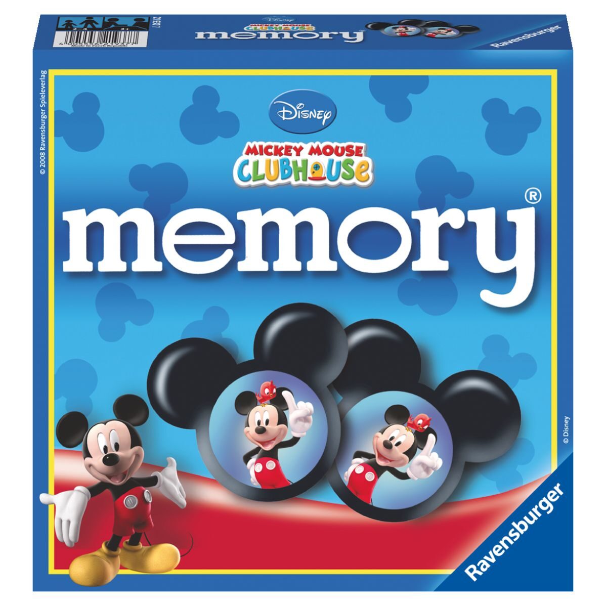 Mickey Maus Clubhouse Memory mit Bildkarten in Mickey-Form