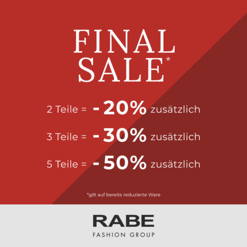 Rabe Final Sale bis zu 50% Rabatt