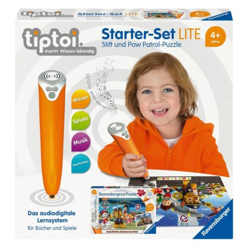 Tiptoi Stift Lite Starterset mit Paw Patrol Puzzle