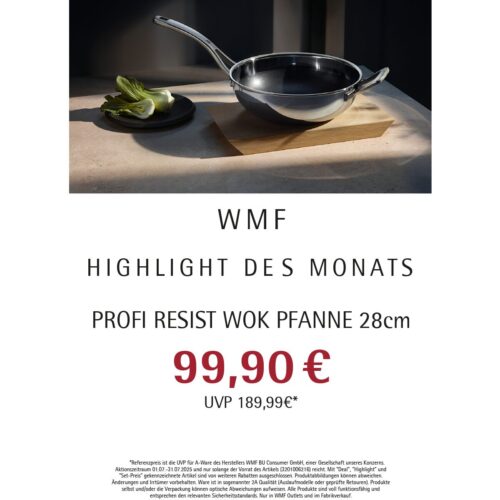 WMF Highlight des Monats Wok Pfanne