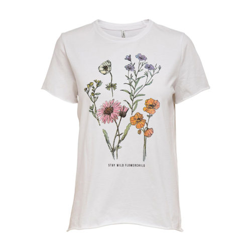 T-Shirt Blumenmuster ONLY